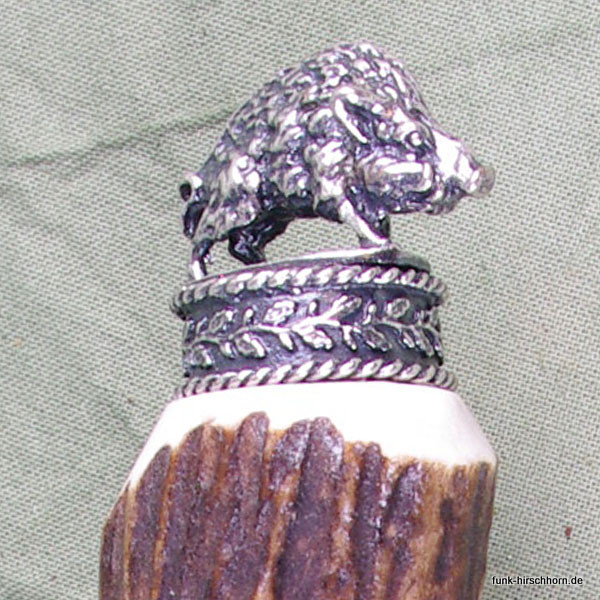 Figurkappe für Trachtenmesser / Hirschfänger