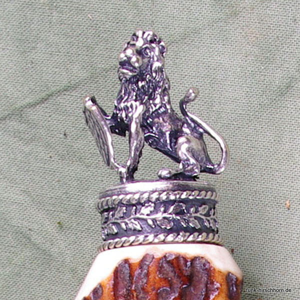 Figurkappe für Trachtenmesser / Hirschfänger